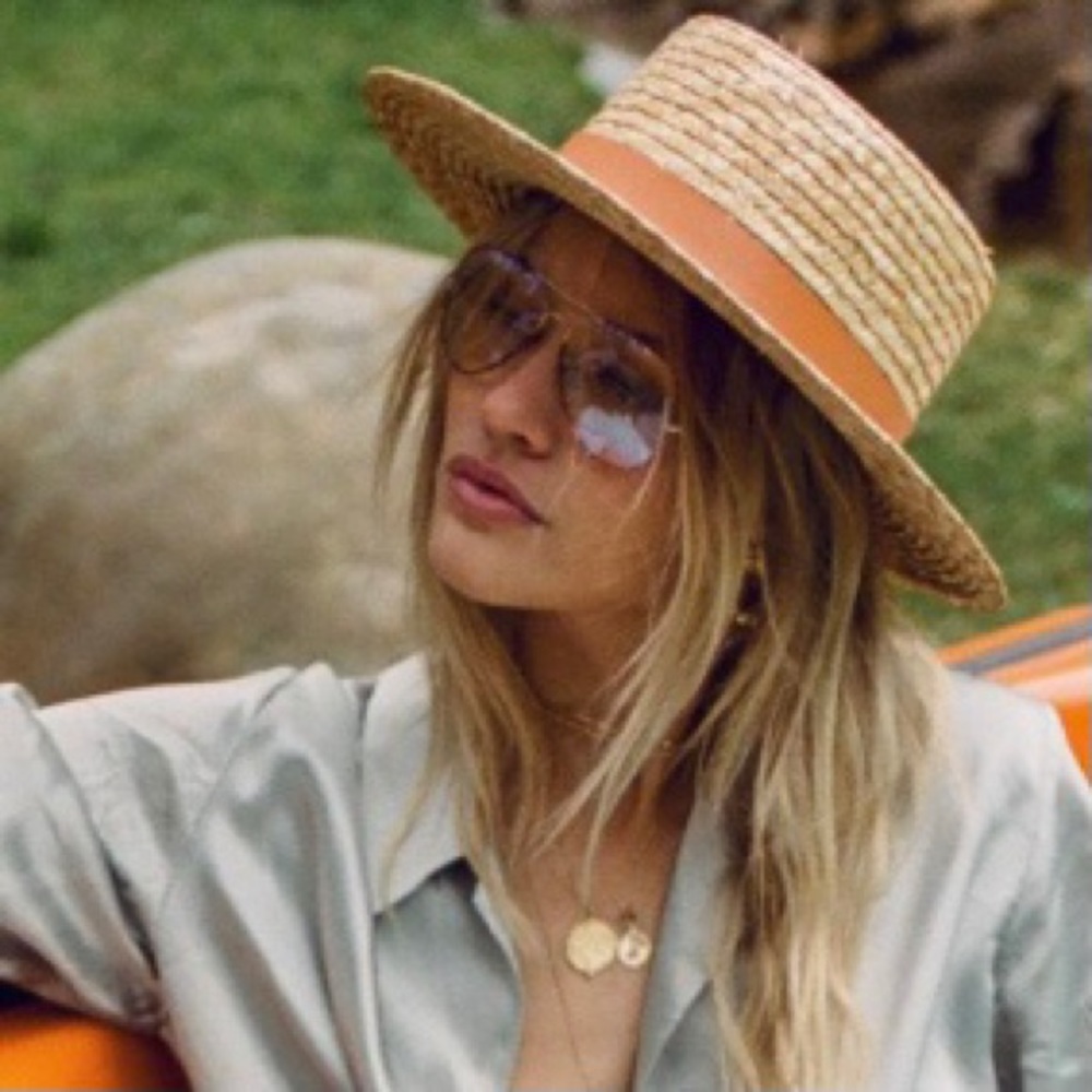 Lack of Color Large Spencer Straw Boater